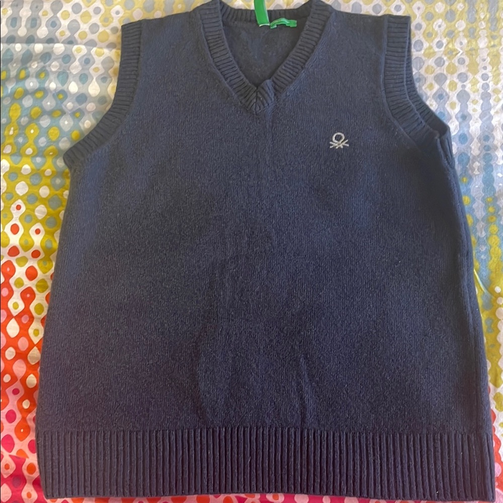 Boy’ Navy Sweater Vest
